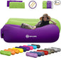Nevlers 2 Pack Inflatable Loungers Air Sofa Couch | Perfect for Beach Chair Camping Chairs or Portable Hammock |Travel Bag Pouch, Pegs & 3 Pockets| Movie Seating & Camping Accessories Blow Up Lounger