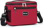 BEIMILY Lunch Box for Men/Women,Small Insulated Lunch Bag,Reusable LunchBox for work Picnic Hiking Beach,Leakproof Soft Cooler Tote Bag Organizer with Adjustable Shoulder Strap for Adults(Red)