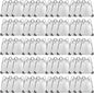 60 Pieces Drawstring Backpack Bulk Cinch Sackpack Ployster Drawstring Bags for Gym Party Trip(White)