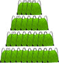 Drawstring Bags 28 PCS Drawstring Backpack Bulk String Backpack Cinch Bag Sackpack for Men Women Gym (Green)