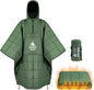 OneTigris Camping Blanket Honcho Poncho with 3M Thinsulate Insulation,Wearable Sleeping Bag Poncho for Camping Large Ultralight Water-Resisitant Warm Wearable Blanket for Outdoor Camping,Hiking