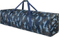 TOPDesign 46 Inch Extra Large Zippered Duffel Bag for Travel Camping Sports Equipment Storage, Waterproof Foldable Luggage Bag with Padded Handles