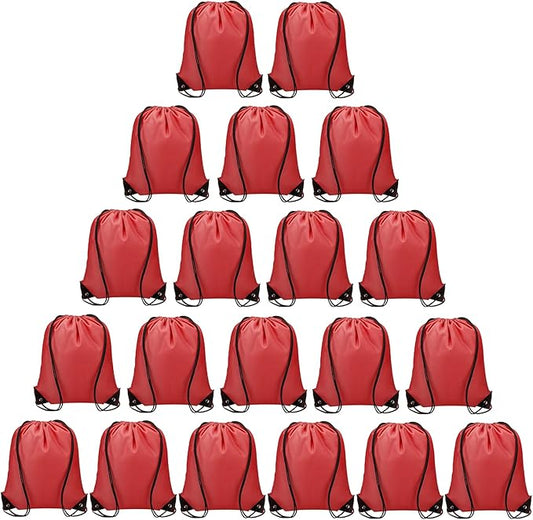 Vorspack Drawstring Backpack 100 Pieces for Party Gym Sport Trip