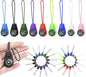 Mini Compass for Kids Keychain, Small Bulk Multi-Color Outdoor Camping Hiking Pocket Compass for Survival Kits Watchband Bracelet Necklace