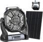 CONBOLA 25400mAh,Camping Fan, Portable Fans Rechargeable 9-Inch Battery Powered (180Hrs) LED Lantern, USB C Battery Beach Fan.