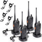 Walkie Talkies for Adults, 16 Channels, Rechargeable, with Flashlight, Li-ion Battery, Charger, 4 Pack