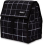 Freezable Lunch Bag, Black Grid