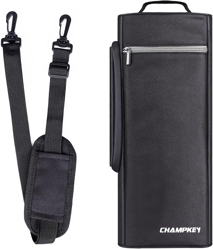 Champkey Golf Cooler Bag - Holds 6 Cans of Beer/Soda or 2 Bottles of Wine | Includes Detachable Shoulder Strap for Golfers | Golf Accessories for Men