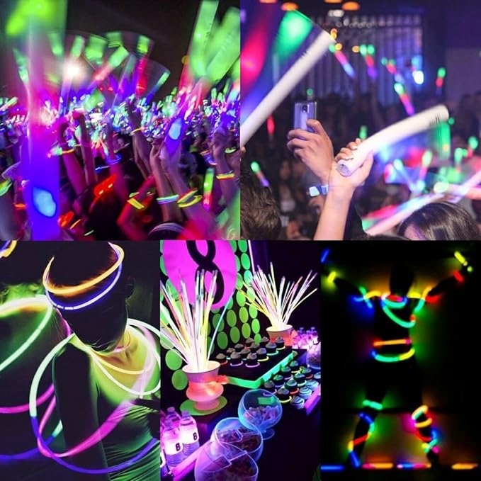 Glow Sticks Bulk Wholesale, 100 12” Purple Industrial Grade Jumbo Light Sticks, Bright Color, Glow 14 Hrs, Safety Glow Stick w/ 3-year Shelf Life, Ideal for Camping & Emergency, GlowWithUs Brand