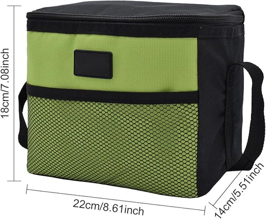 Nanxson 5L Lunch Bag Leakproof Thermal Cooler Lunch Box Adult Waterproof Insulated Lunch Tote Bag (5L,Green)
