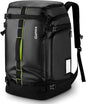 Gonex 50L Ski Boot Bag Backpack, Waterproof Snowboard Boot Backpack for Men Women, Ski Boots Bag for Travel, Ski, Snowboard, Helmet, Goggles and Outerwear Black