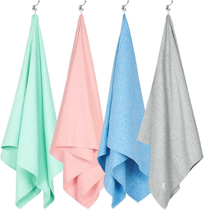Dock & Bay Quick Drying Towel - for Sports, Gym, Travel, Yoga, Camping, Swimming - Super Absorbent, Compact, Lightweight - 100% Recycled Materials - Includes Bag - Variable Sizes