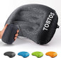 TOBTOS Camping Pillow Inflatable Pillow for Camping, Ultralight Backpacking Pillow, Ergonomic Support for Neck & Lumbar, Blow Up Air Pillow for Travel, Hiking, Outdoor (Black), 17x12