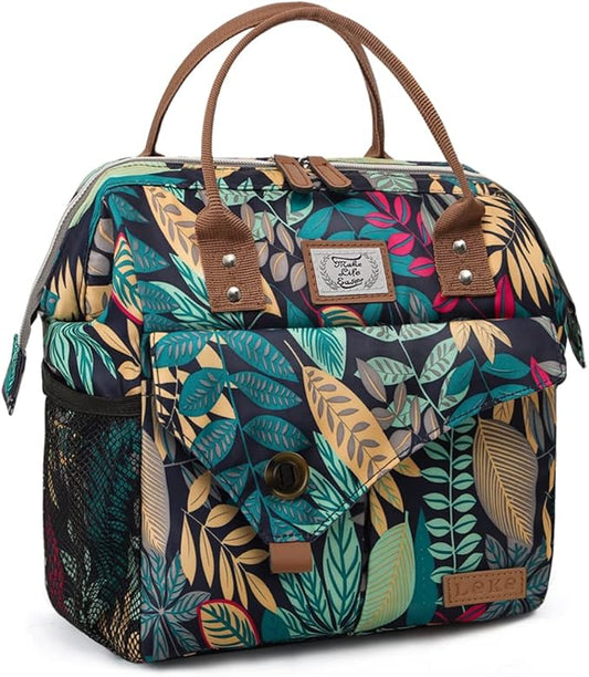 Lekesky Lunch Box for Women, Leakproof Insulated Lunch Bag for Adult Work Reusable Lunch Cooler Tote Bag