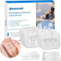 Zip Sutures Butterfly Bandaids – 4-Pack Assorted Sizes, FSA/HSA Eligible Emergency Wound Closure Kit for Surgical Laceration Repair Without Stitches, Fast Hemostasis Adhesive Strips Bandages (PU)
