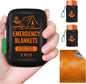 Emergency Blankets for Survival, 2-Pack/4-Pack Space Blankets, Gigantic & Extremely Thick Survival Blanket, Suitable for Outdoor Survival, Camping, and Hiking