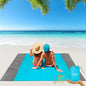 Beach Blanket, 83''*79''(210 * 200cm) Waterproof Sandproof Picnic Blankets for 3-5 Adults, Oversized Lightweight Beach Mat, Big & Compact Picnic Mat for Travel, Camping, Hiking, Beach