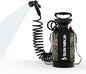 SUN NINJA Portable Shower, Outdoor Portable Camping Shower with Neoprene Cover, Portable Beach Shower Surf Rinse Kit, High Pressure Multi-Purpose Sprayer for Outdoor Essentials, Dog Walking & Hiking
