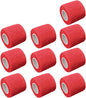 ESUPPORT 2 Inches X 5 Yards Self Adherent Cohesive Wrap Bandages Strong Elastic First Aid Tape for Wrist Ankle Pack of 10