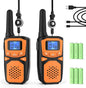 Adult Walkie Talkies 2 Pack, WokTok Rechargeable Long Range Walkie Talkies 2 Way Walkie Talkies, 22 Channels VOX Scanning LCD Display Ideal for Gift Giving, Family Camping and Hiking