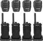 Retevis RB37 Bluetooth Two Way Radio, Wireless Walkie Talkies with Mic, Auto-Connection, VOX, 2000 mAh, USB-C, Walkie Talkies for Camping Security(4 Pack)