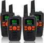Retevis RA35 Walkie Talkie for Adults Kids, Long Range Walkie Talkies, Family 2 Way Radio 22 FRS Channels with LED Flashlight VOX LCD Display, for Women Kids Camping Hiking Cruise Ship(4 Pcs)