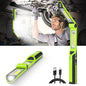 ropelux Work Light, Rechargeable LED Work Light 1500 Lumens, Portable Flashlight 180° Rotate 3 Modes, with 3 Magnetic Base and Hook Mechanic Light, for Car Repairing/Under Hood/Emergency