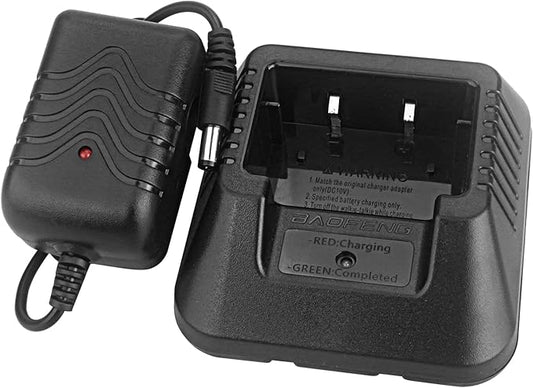 BAOFENG uv-5r charger,original desktop walkie talkie charger with US Adapter 100v-240v for BAOFENG BF-F8HP UV-5X3 5RA 5RB 5RC 5RD 5RE 5REPLUS radio accessories (1Pack)