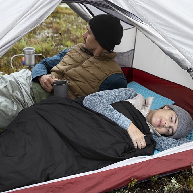 Naturehike Lightweight Sleeping Bag - Compact, Ultralight, Envelope Backpacking Bag - Portable, Waterproof, Comfortable With Compression Sack for 3 Season Camping, Traveling, Hiking
