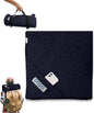 copa Outdoors Extra Large 4.5 lbs Wool Blanket 90"x66" Camping Blanket Thick Outdoor Blanket w Carry Strap and Front Cell Phone Pocket Camping Blankets for Cold Weather