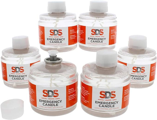 SDS Liquid Oil Candles Votive Candle Fuel Survival Candles Long Burning Candles for Emergency Candle 115 Hours