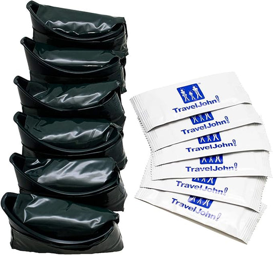 Travel John Disposable Urinals 6 Pack - 66854