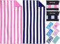 2 Packs Microfiber Oversized Lightweight Thin Beach Towel Sandproof Compact Quick Dry Clearance Towels Extra Large Sand Free Pool Travel Beach Essentials Accessories Women Adult Gift Pink Navy Blue