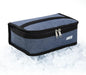MIER Freezable Lunch Bag Frozen Mini Cooler Small Portable Insulated Lunch Box Freezer Snack Bags for Kids Adult Travel Work School, Bluesteel