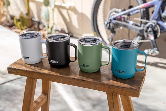 CamelBak Horizon Insulated Stainless Steel Camp Mug Drinkware White, 12oz