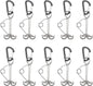 Morobor Deck Anchor Pegs, 10 PCS Windproof Aluminium Alloy Tent Stakes with Spring Black Buckle, Portable Double Ring Ground Anchor Pegs for Camping Hiking Fishing