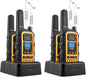 DEWALT DXFRS800 2 Watt Heavy Duty Walkie Talkies - Waterproof, Shock Resistant, Long Range & Rechargeable Two-Way Radio with VOX