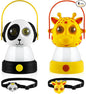VIHOSE 2 Set Animal LED Camping Lantern and Headlamp 4 Pcs Animal Themed Camping Equipment Room Nightlight Battery Powered Night Light for Emergency, Hurricane, Lightweight Tent Lamp