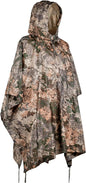 Mil-Tec Adult Ripstop Wet Weather Lightweight Waterproof Multi-Use Rain Poncho with Hood - Use as Bivouac Sack, Shelter Tent