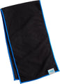 Mission Dual Action Cooling & Drying Towel, Black/Lapis Blue - Cools Up to 6 Hours - Moisture & Sweat Absorbent - UPF 50 Sun Protection - Machine Washable