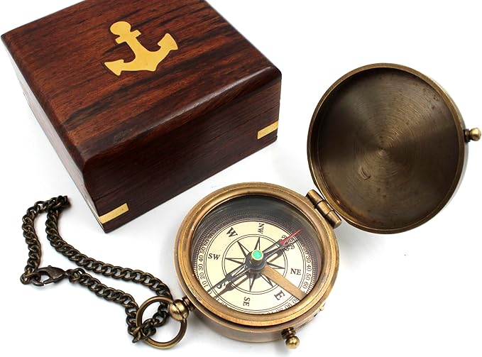 for I Know The Plans I Have for You – Jeremiah 29:11 Solid Brass Directional Engraved Compass, Christian Gifts for Men, Baptism Gifts for Boys & Girls, First Communion & Confirmation Gifts