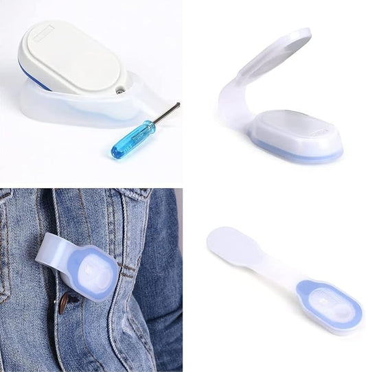 Lumify Light for Nurses,Night Light Nurse Nightshift Hand Free LED Flashlight Clip On to Clothing,Magnetic Flashlight for Walking Running Pets Outdoors Emergency (2 Extra Battery)