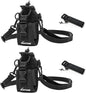 LUITON Radio Holder Walkie Talkie Pouch Molle Radio Pouch BaoFeng Radio Holster Strap Radio Case for Duty Belt Compatible with BaoFeng UV5R 888S F8HP Kenwood Icom HYT Arcshell Retevis H777 (2 Pack)