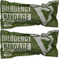 CareTac 6" Israeli-Style Emergency Trauma Compression Bandage – Elastic Pressure Wound Dressing, Sterile & Vacuum-Sealed for Bleed Control, Combat, Tactical First Aid Kit, Medical IFAK, & Military 2pk
