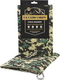 Field Shammy, Super Absorbent 27" x 10" Cloth Holds 12X Its Weight in Liquid, Caribener Clip, Scratch-Free, Eco-Friendly, Machine Washable, Towel for Outdoor and Indoor Use, Green