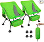 ATEPA Backpacking Chair, Ultralight Folding Portable Small Camping Chairs for Adults Compact Foldable Beach Seat with Anti-Sinking Feet & Aluminum Frame for Outdoor Hiking Travel Fishing