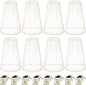 Tudomro 8 Pcs Mosquito Head Face Fly Netting Hood Mosquito Net Hat 18 x 18 Inch Bug Net for Head with Carry Bags(White)