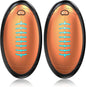 2-Pack Hand Warmers Rechargeable, Rugby-Shaped Portable Electric Hand Warmers Reusable, Dual-Side Heating, Hand Warmers Pocket Heater for Hunting/Golf/Skiing/Camping, for Men Women Kids