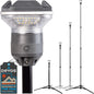 Devos Outdoor LightRanger 1200 - High-Performance LED Tripod Lantern with Adjustable Height, 1200 Lumens Brightness, and Long Battery Life.