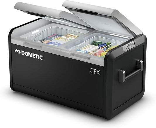 Dometic Portable Refrigerator and Freezer with ICE Maker, Powered by AC/DC or Solar